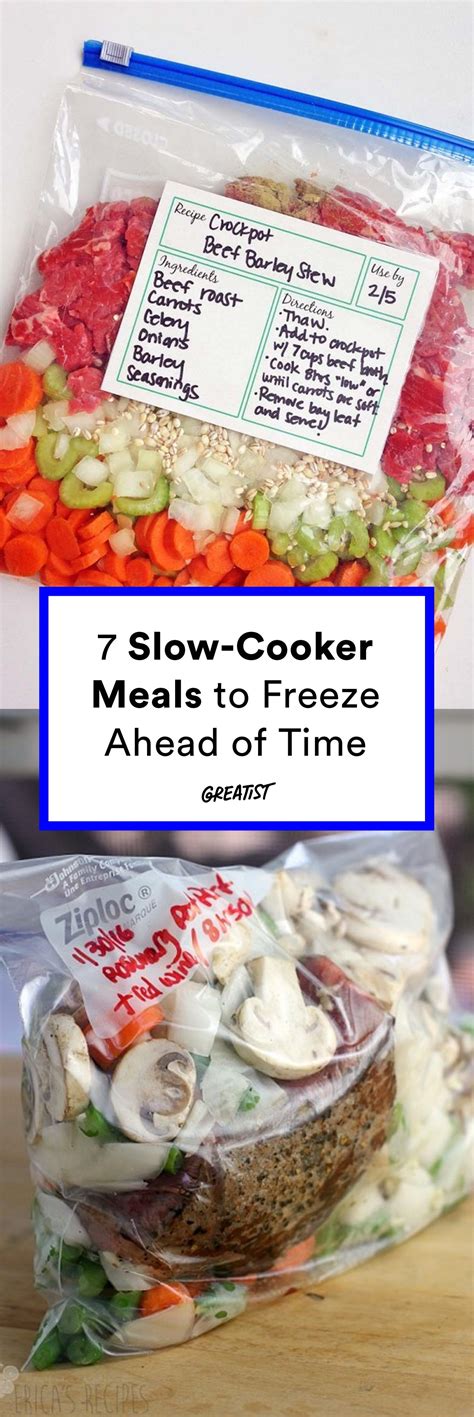 Make Ahead Slow Cooker Meals To Freeze Greatist Greatist Com