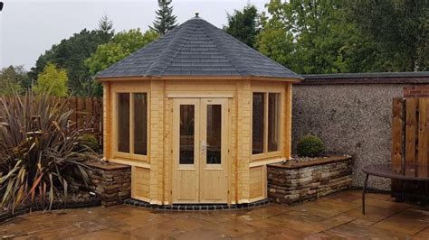 See What Our Customers Have Done With Their Log Cabins Jacks Garden