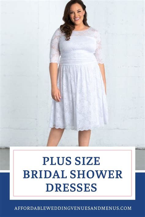 Plus Size Bridal Shower Dresses For The Bride