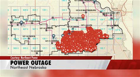 Nebraska Power Outage Map Table Rock Lake Map