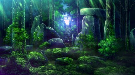 Anime Forest Background 69 Images