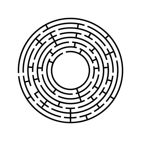 Round Labyrinth An Interesting And Useful Game For Children And Adults