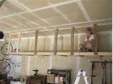How To Make Hanging Shelves In Garage Photos