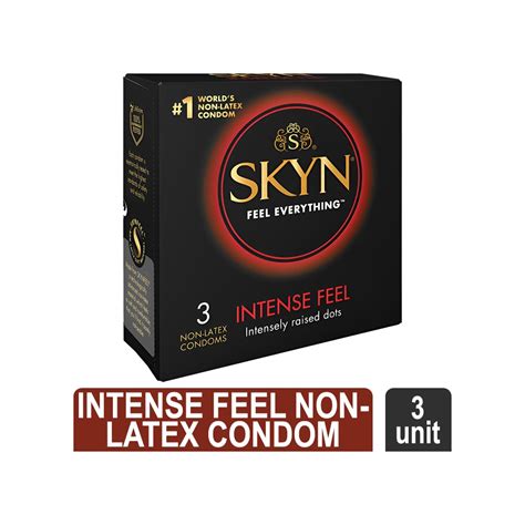 Skyn Intense Feel Non Latex Condom 3 Pieces Price Buy Online At Best Price In India