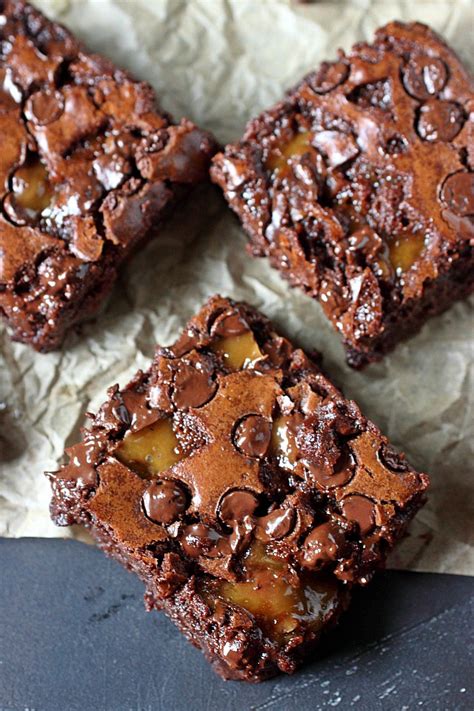 Gooey Chewy Toffee Brownies Mind Over Batter