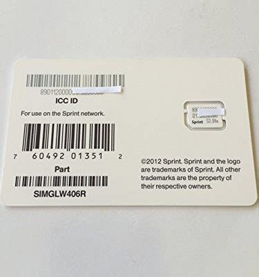 If you have a laptop. Sprint ICC ID Nano SIM Card for iPhone 5 SIMGLW406R - MallFive