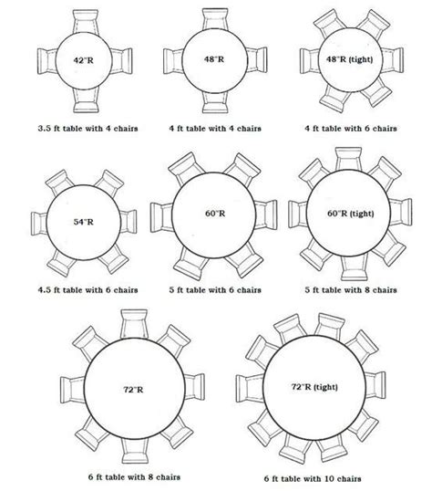 Fitfab 8 Seater Round Dining Table Dimensions