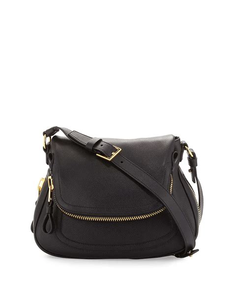 Tom Ford Jennifer Calfskin Cross Body Bag In Black Lyst