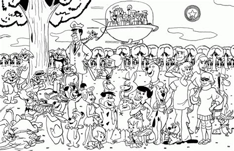 Hanna Barbera Coloring Pages Clip Art Library