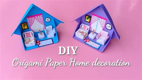 Origami Easy Handmade Paper Doll House Cute Paper Doll House For Kids