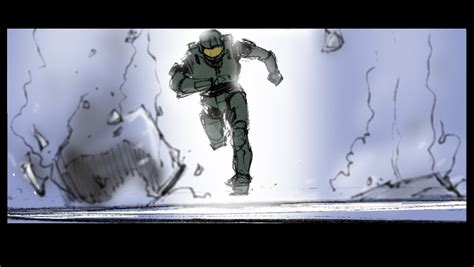 Ex Halo Artist Shows Off Storyboards For Halo 2 And Halo 3 Windows