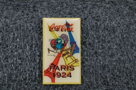 Atlanta 1996 Olympic Mascot Pin Izzy Coca Cola Paris 1924 Gymnastics