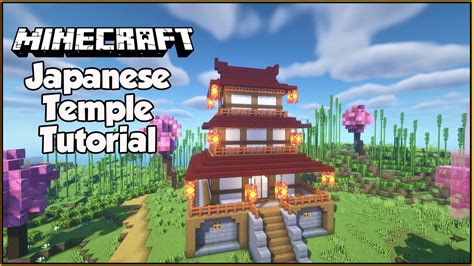 Japanese Temple Minecraft Tutorial Youtube