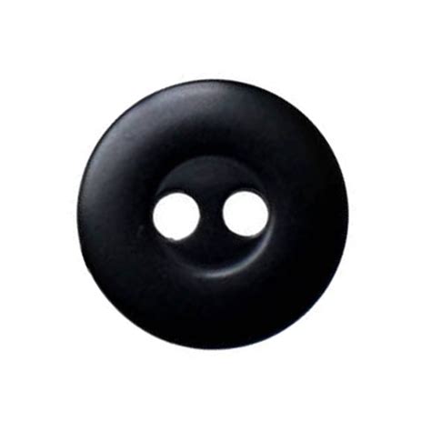 Black Shirt Buttons 2 Hole 13mm Nasias Buttons