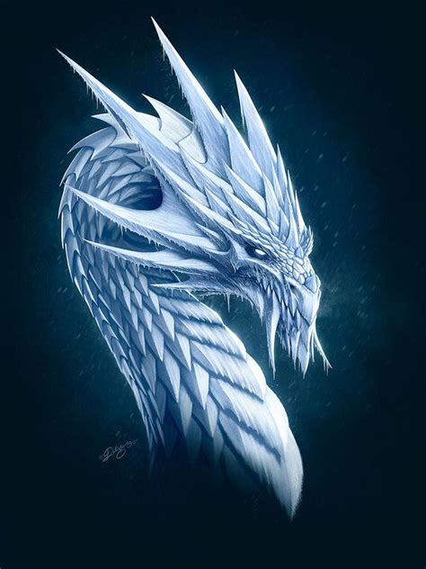 Ice Dragon Wallpapers Top Free Ice Dragon Backgrounds Wallpaperaccess