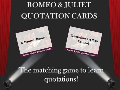 Romeo and juliet quotes are some of shakespeare's most popular, and the play is full of enduring quotes from start to finish. Romeo & Juliet Quotations Revision | Teaching Resources | Quotations, Teaching, Teaching resources