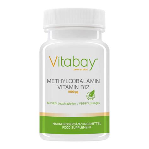 Methylcobalamin 1000 Mcg Vitamin B12 60 Vegane Lutschtabletten