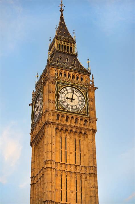 Big Ben Clock Tower Elizabeth Tower Stock Image Image Of Gothic