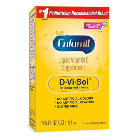 Enfamil D Vi Sol Infant Vitamin D Liquid 400iu 50ct