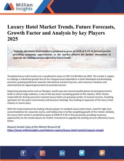 Luxury Hotel Market Size Developments And Future Trends Report By 2025