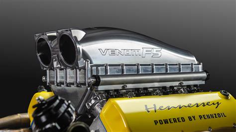 Hennessey F5 Venoms Fury Twin Turbo V 8 Makes 1817 Horsepower