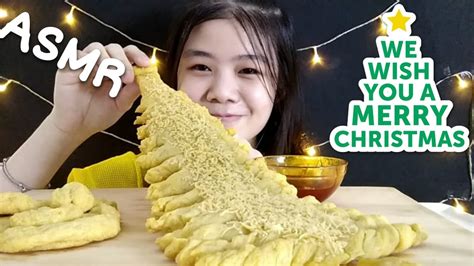 Asmr Mukbang Homemade Pohon Natal Twist Keju Suara Makan Youtube