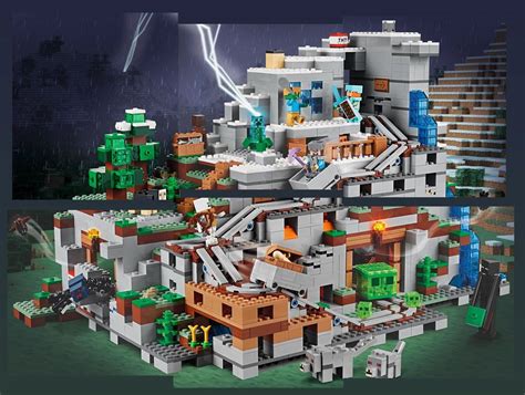 Lego Minecraft 21137 The Mountain Cave Fin Du Teasing Le Set Dévoilé