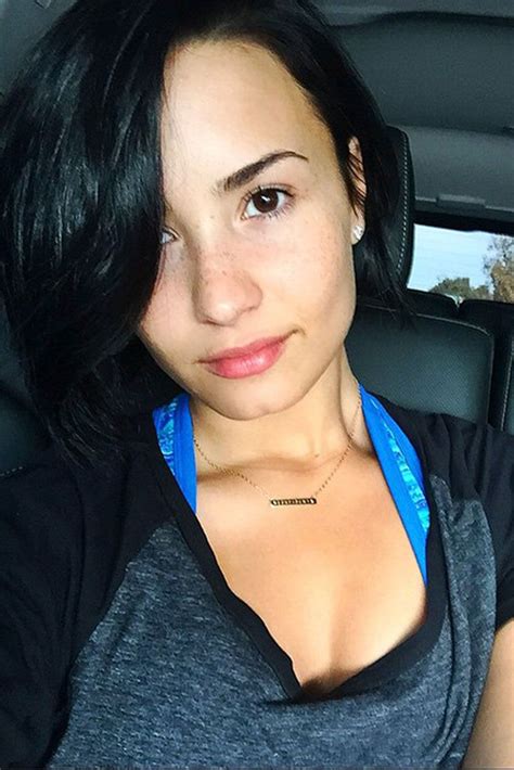 Demi Lovato Shares A Nomakeupmonday Selfie On June