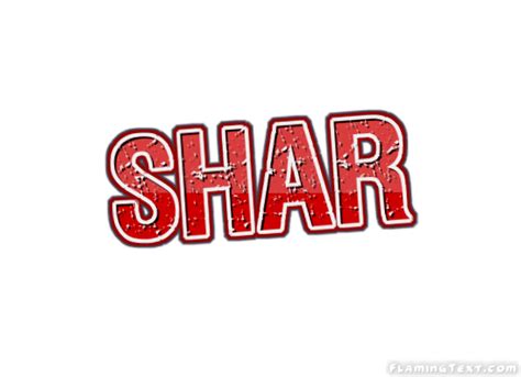 Shar Logo Herramienta De Diseño De Nombres Gratis De Flaming Text