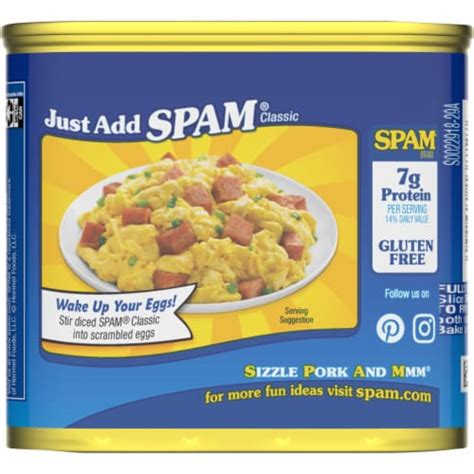 Foods Co Spam Classic Canned Meat 12 Oz