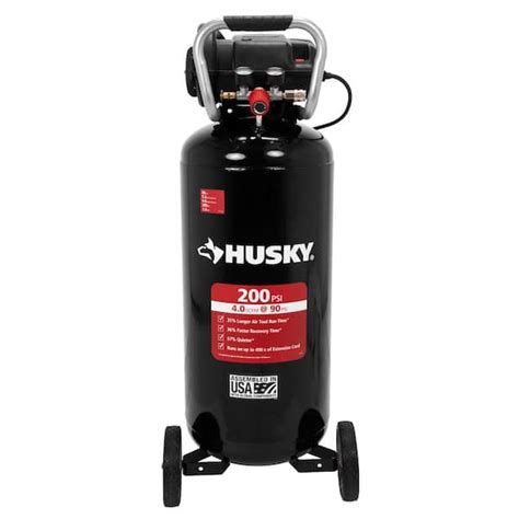 Husky 20 Gal 200 Psi Oil Free Portable Vertical Electric Air