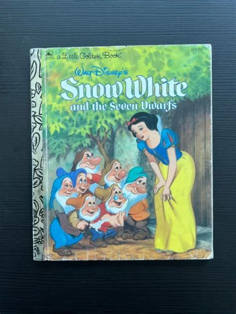 Vintage Little Golden Book 1984 Snow White And The Seven Dwarves 2