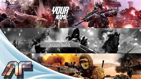 Every youtube channel has a youtube banner or channel banner, which is displayed on the top of we have something for every type of channel, including themes for the most popular online games. FREE GAMING YOUTUBE BANNER TEMPLATES - Photoshop 2017 ...