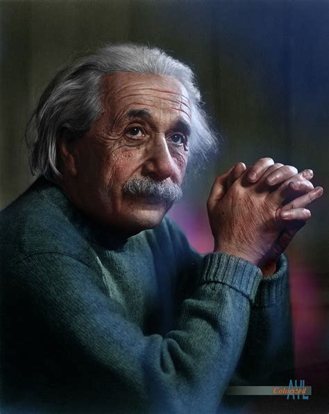 Colors For A Bygone Era Albert Einstein 1879 1955 By Yousuf Karsh