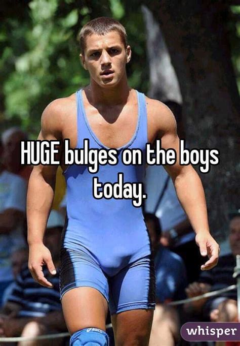 Huge Bulges On The Boys Today