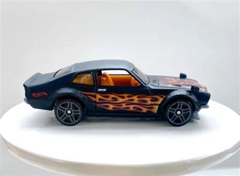 HOT WHEELS HW Flames Custom Ford Maverick Black Car 1 64 LOOSE 7 99