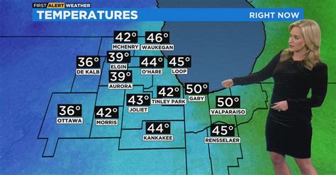 Chicago First Alert Weather Temperatures Dropping Cbs Chicago