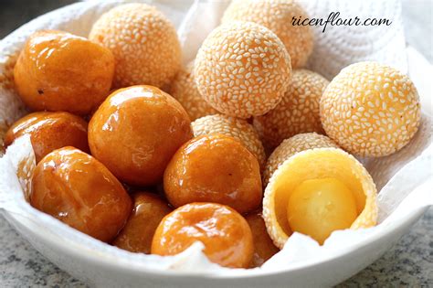How To Make Sesame And Caramel Coated Rice Balls Recipe Rice N Flour