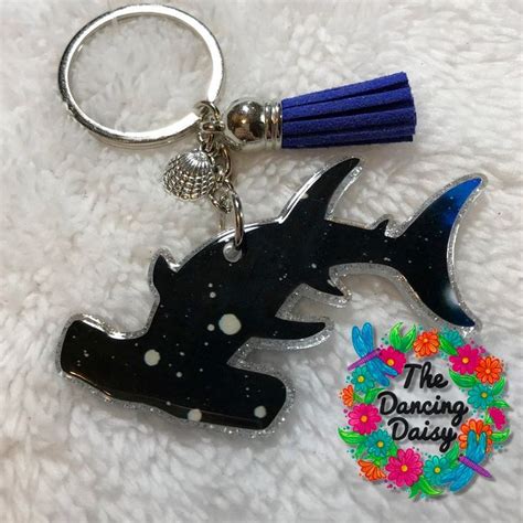 Hammerhead Shark Acrylic Keychain Etsy Keychain Acrylic Keychains