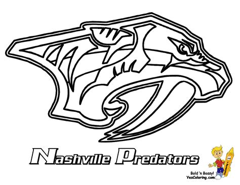 Nhl Hockey Coloring Page Coloring Home