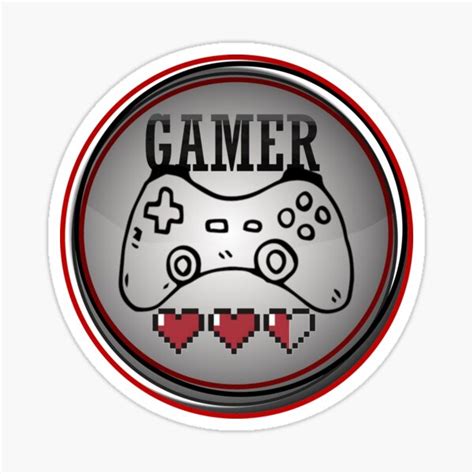 Gamer Life Sticker By Rabelloprojetc Redbubble