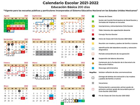 Así será el calendario del ciclo escolar 2021 2022 de la SEP