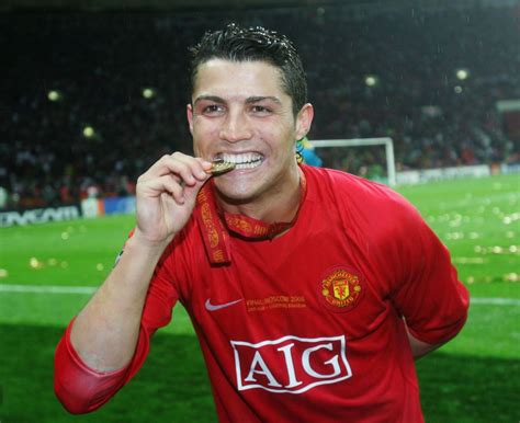 Cristiano Ronaldo Man Utd Legend Trained After Winning 2008 Champions