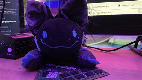 My Proto Plushie With His Lunch Rprotogen