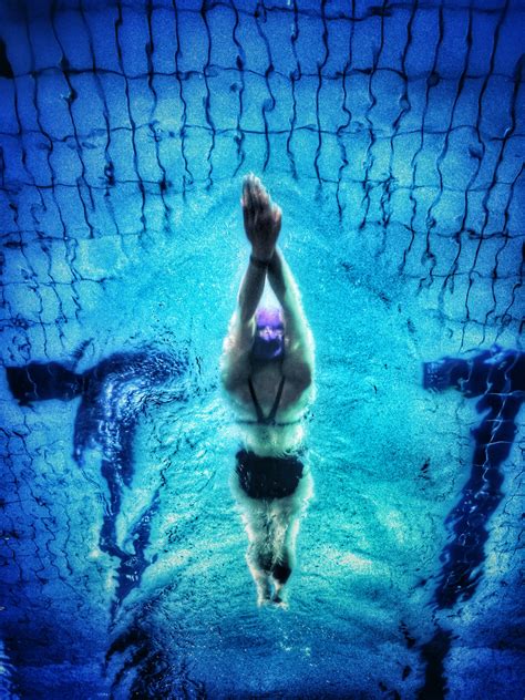 free images blue underwater swimmer freestyle swimming fun reflection organism
