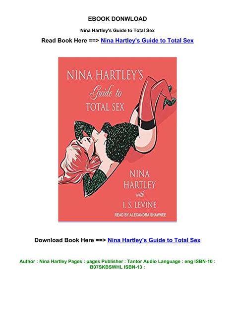 Pdf Read Nina Hartley S Guide To Total Sex By Nina Hartley On Kindle New Format By Yamatakainari