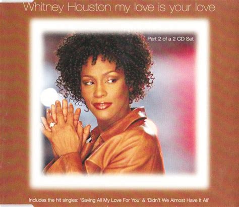 Whitney Houston My Love Is Your Love 1999 Cd2 Cd Discogs