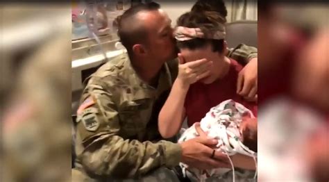 Soldier Surprises Wife In Hospital After Welcoming Twins Welcome Home Blog