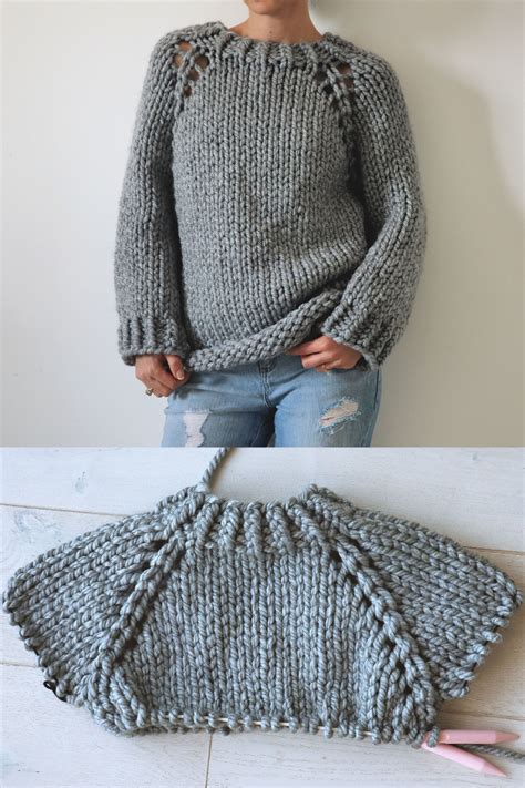 Super Bulky Yarn Knitting Patterns Sweater Knitting Patterns Loom