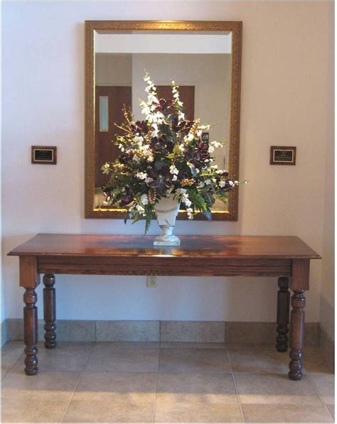 Pin By Annie Robertson On Side Tables For Hallways Church Lobby